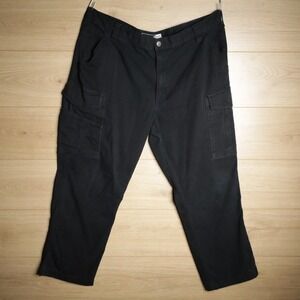Carhartt Rugged Flex Relaxed Fit Canvas Cargo Work Pants Black Size 42x30